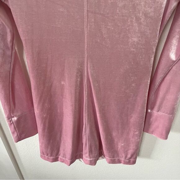 Free People Women's XS Shayla Velvet Ruched Mini Dress. - Picture 9 of 11